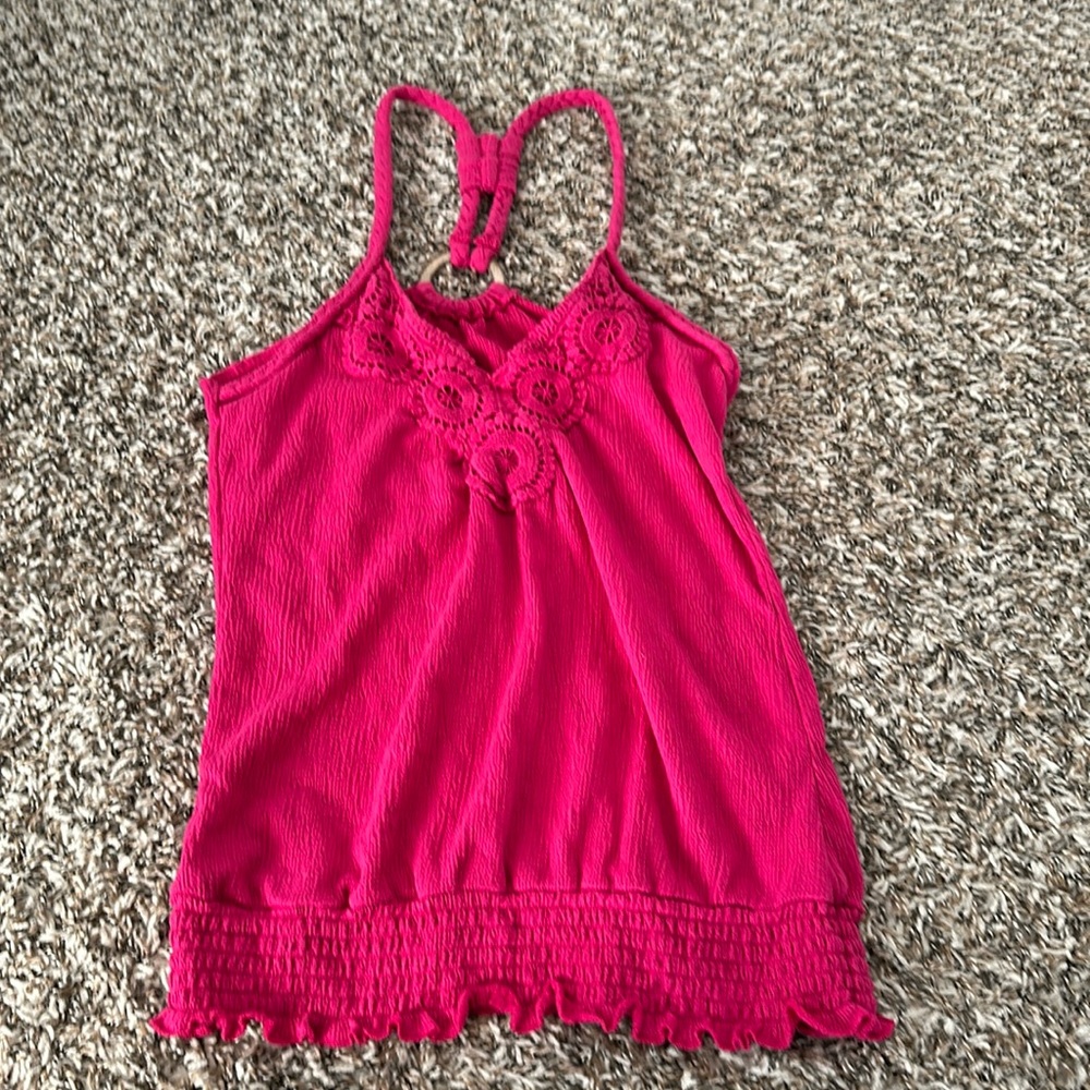 Pink top. Look like new. Only wore once. Small